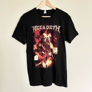 Megadeth Graphic Black Band T Shirt Men’s size Large
